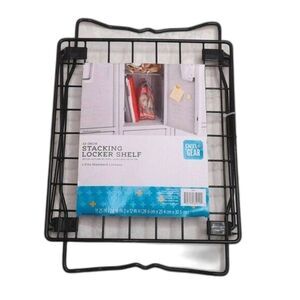 Pen + Gear Wire Stackable Locker Shelf Black 12″H x 10"D x 11.25" W - NEW